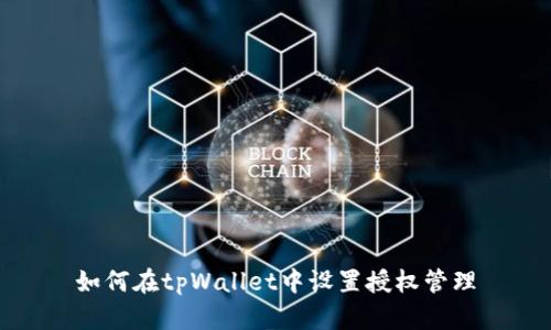 如何在tpWallet中设置授权管理